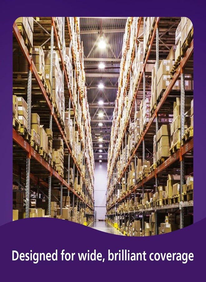 إيكو لينك مصباح LED من إيكولينك بقوة 30 واط | قاعدة المصباح: B22، مصباح LED عالي الطاقة للصالات والمنازل | اللون: أبيض كريستالي، عبوة من قطعة واحدة - Image 5